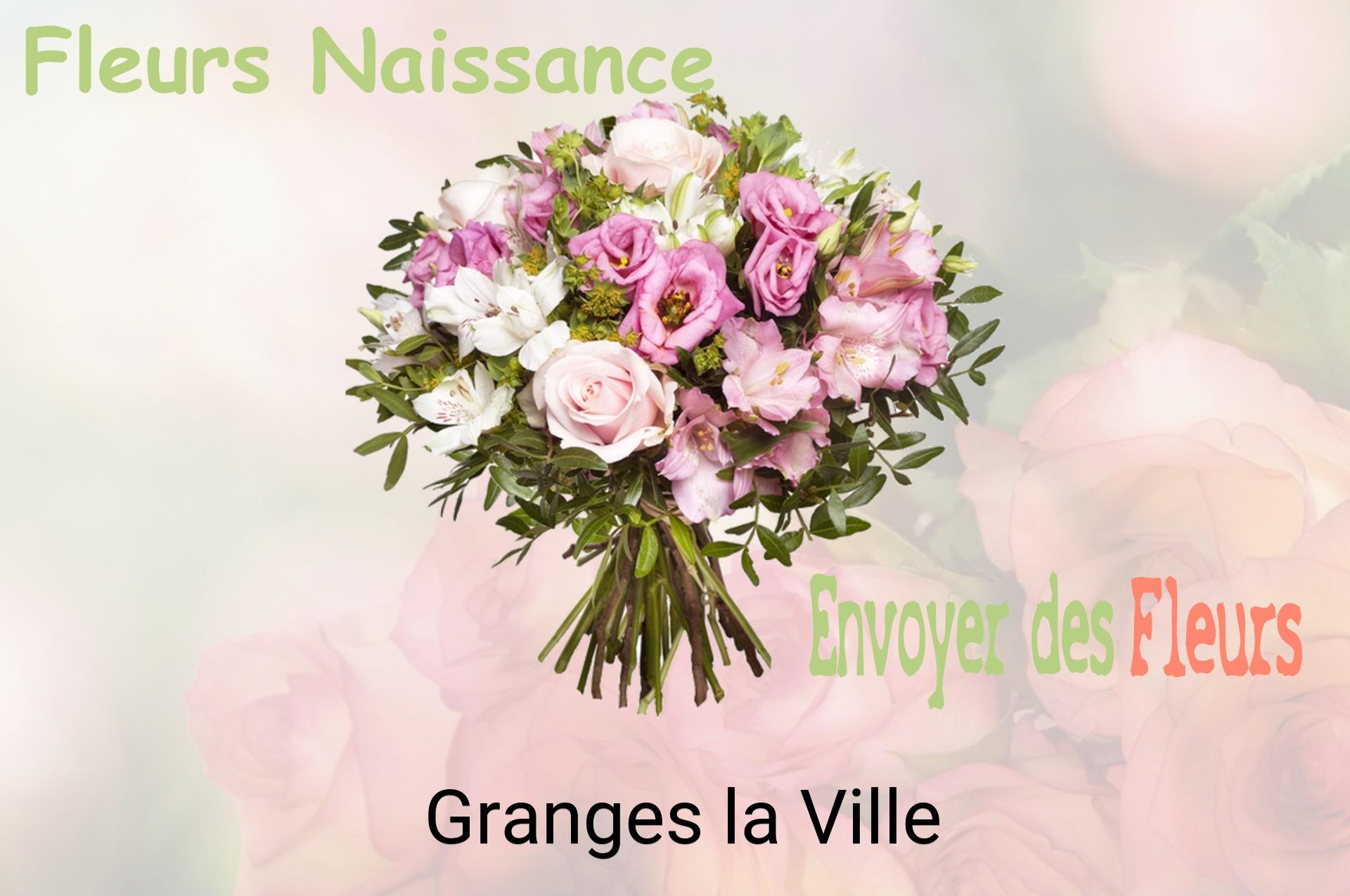 Bouquet de fleurs de naissance livré à Granges-la-Ville
